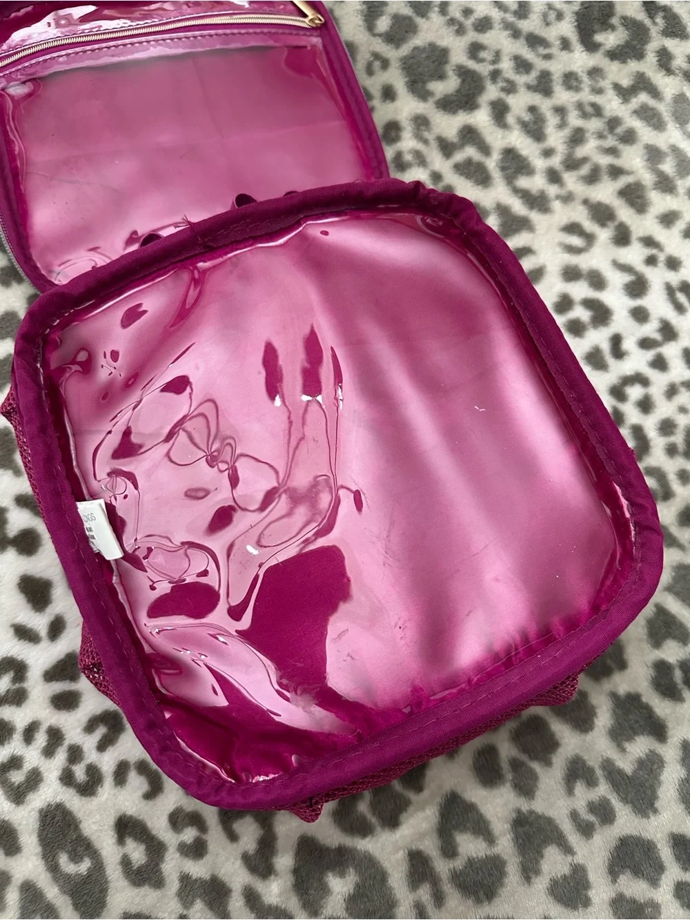 MyTagalongs Scarlett Velour Trunk Case in Dark Pink One Size